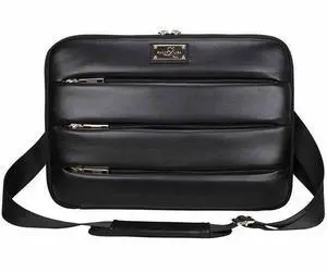 Sandy Lisa La Jolla Carrying Case (Sleeve) for 14" Notebook - Black - Shoulder Strap - 10.2" Height x 14.2" Width x 1" Depth
