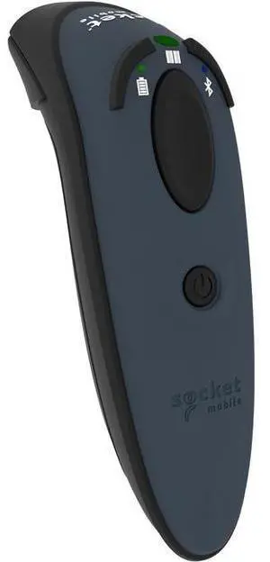 Socket Mobile D720 Barcode Scanner with Rechargeable Battery Pre-installed, Gray