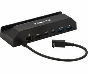 Eaton Tripp Lite Series USB-C Docking Station for Steam Deck and ROG Ally - 4K 60 Hz HDMI, USB Hub, Gigabit Ethernet, 100W PD Charging - for Monitor, HDTV, Video Game System, Keyboard, Mouse, Hard Dri