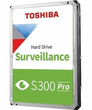 Toshiba S300 Pro HDWTA1AUZSVAR 10 TB Hard Drive - 3.5" Internal - SATA (SATA/600) - Conventional Magnetic Recording (CMR) Method - Camera, Video Surveillance System, Network Video Recorder, Digit