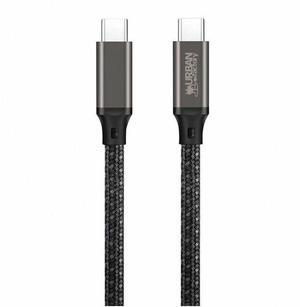 Urban Factory Basee: 100w USB-C / USB-C Cable - 6.56 ft USB-C Data Transfer Cable for Tablet, Notebook, Smartphone - First End: 1 x USB Type C - Male - Second End: 1 x USB Type C - Male - 10 Gbit/s -