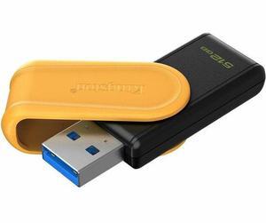Kingston DataTraveler Exodia S USB Flash Drive - 512 GB - USB 3.2 (Gen 1) - Black, Yellow - 5 Year Warranty