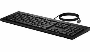 HP 125 Wired Keyboard - Cable Connectivity - USB Type A Interface - CoPilot Hot Key(s) - Windows 11, Windows 10 - PC - Recycled Plastic - Plunger Keyswitch - Black