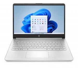 HP 14" HD Notebook Intel Pentium Silver N6000 4GB RAM 64GB eMMC Natural Silver - Intel Pentium Silver N6000 Quad-core - 14" 1366 x 768 Anti-Glare Display - 4 GB DDR4 RAM - 64 GB eMMC - Up to