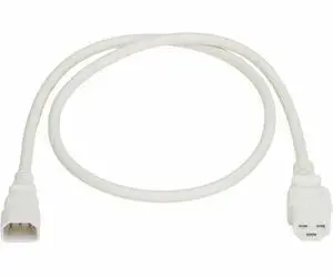 Eaton Tripp Lite Series Power Cord, C14 to C21 - Heavy-Duty, 15A, 250V, 14 AWG, 2 ft. (0.6 m), White - For Computer, Server, UPS, PDU, Switch, Rack, Network Device, Blade Server, Router, Network Switc