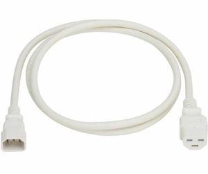 Eaton Tripp Lite Series Power Cord, C14 to C21 - Heavy-Duty, 15A, 250V, 14 AWG, 5 ft. (1.5 m), White - For Computer, Server, UPS, PDU, Switch, Rack, Network Device, Blade Server, Router, Network Switc