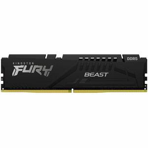 Kingston FURY Beast RAM Module - For Motherboard - 64 GB (1 x 64GB) - DDR5-5600/PC5-44800 DDR5 SDRAM - 5600 MHz Dual-rank Memory - CL36 - 1.25 V - Non-ECC - Unbuffered - 288-pin - DIMM - Lifetime Warr