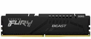 Kingston FURY Beast RAM Module - 32 GB - DDR5-6000/PC5-48000 DDR5 SDRAM - 6000 MHz Single-rank Memory - CL36 - 1.35 V - On-die ECC - 288-pin - DIMM - Lifetime Warranty