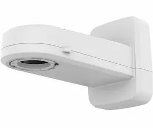 Hanwha SBP-400WMW Pole/Wall Mount for Mounting Adapter, Enclosure - White - 44.09 lb Load Capacity - Aluminum