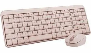 Logitech MK250 Bluetooth Wireless Mouse and Keyboard Combo: Fast & Easy Connectivity, Compact Wireless Keyboard, Ambidextrous Mouse (Graphite) - Wireless Bluetooth Keyboard - Rose - Wireless Bluet