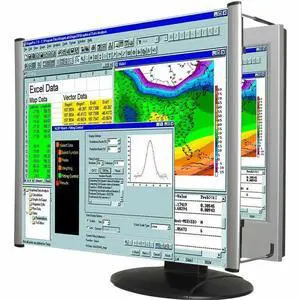 Kantek MAXVIEW LCD Monitor Magnifier - Overall Size 13.8" Height x 24.1" Width - Acrylic Lens