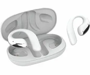 Adesso XTREAM T6 Open-Ear Bluetooth Earbuds with Touch Screen Charging Case - Stereo - True Wireless - Bluetooth - 32.8 ft - 20 Hz to 20 kHz - Earbud, Behind-the-ear, Over-the-ear, Open-ear - Binaural