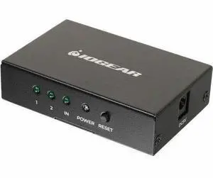 IOGEAR 8K 2-Port HDMI Splitter - 60 Hz to 60 Hz - 7680 x 4320 - 1 x HDMI In - 2 x HDMI Out - Metal