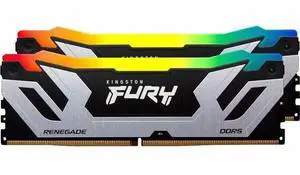 Kingston FURY Renegade RAM Module - 48 GB (2 x 24GB) - RGB - DDR5-8800/PC-70400 DDR5 SDRAM - 8800 MHz Single-rank Memory - CL42 - 1.40 V - On-die ECC - Unbuffered - 288-pin - CUDIMM - Lifetime Warrant