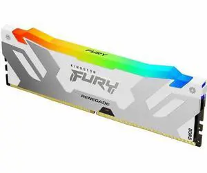 Kingston FURY Renegade RAM Module - 24 GB - RGB - DDR5-8000/PC5-64000 DDR5 SDRAM - 8000 MHz Single-rank Memory - CL38 - 1.40 V - On-die ECC - 288-pin - DIMM - Lifetime Warranty