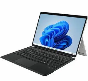 Adesso Portable Keyboard/Cover Case for 12.9" Microsoft Surface Pro 3, Surface Pro 4, Surface Pro 6, Surface Pro (5th Gen), Surface Pro 7 Tablet - English (US) Keyboard - Aluminum Body