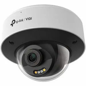 VIGI InSight S285 8 Megapixel 4K Network Camera - Color - Dome - 98.43 ft Infrared/Color Night Vision - H.265+, H.265, H.264, H.264+, H.264H, H.265M - 3840 x 2160 - 2.80 mm Fixed Lens - 25 fps - CMOS