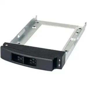 QNAP TRAY-25-NK-BLK04 Drive Bay Adapter Internal - 1 x HDD Supported - 1 x SSD Supported - 1 x Total Bay - 1 x 2.5" Bay