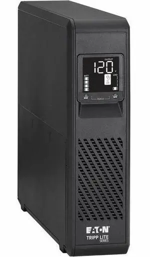 Eaton Tripp Lite Series 1500VA 1050W 120V Line-Interactive Pure Sine Wave Cloud-Connected UPS with Remote Monitoring - 10 NEMA 5-15R Outlets (Surge and Battery Backup), LCD, 5-15P Plug, Tower - 2U Tow