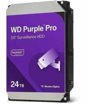 Western Digital WD241PURP 24 TB Hard Drive - 3.5" Internal - SATA (SATA/600) Video - Surveillance Systems, Cloud Storage Device Supported