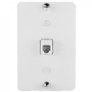 WP2002-WH ON Q / LEGRAND SINGLE GANG WALL PLATE WHITE