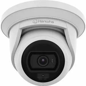 Wisenet 4 Megapixel Network Camera - Color - Turret - White - H.265, H.264, MJPEG - 3 mm Fixed Lens - 30 fps - IP66