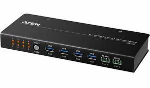 ATEN 8 x 4 USB 3.2 Gen 1 Sharing Switch - 8 Computer(s) - 12 x USB - Wall Mountable