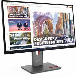 Lenovo ThinkVision P27QD-40 27" Class WQHD LED Monitor - 16:9 - Raven Black - 27" Viewable - In-plane Switching (IPS) Technology - WLED Backlight - 2560 x 1440 - 1.07 Billion Colors - 350 Ni