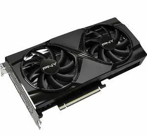 PNY GeForce RTX 5060 Ti 16GB Dual Fan GPU - NVIDIA Blackwell Architecture, 16 GB GDDR7, 2572 MHz Boost Clock, 448 GB/s Memory Bandwidth, 128-bit Memory Interface, 180W Max Power Consumption