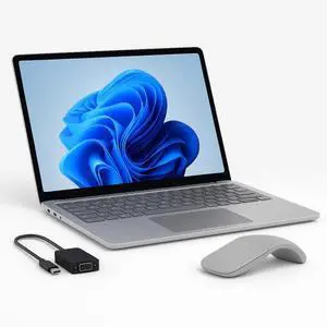 Microsoft Surface Laptop Copilot+ PC + Arc Mouse + Microsoft Surface USB-C to VGA Adapter