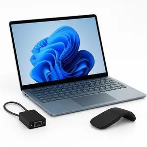 Microsoft Surface Laptop Copilot+ PC + Arc Mouse + Microsoft Surface USB-C to VGA Adapter