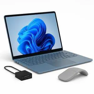 Microsoft Surface Laptop Copilot+ PC + Arc Mouse + Microsoft Surface USB-C to VGA Adapter