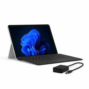 Microsoft Surface Pro Copilot+ PC + Microsoft Surface USB-C to VGA Adapter + Pro Flex Keyboard with Pen Storage