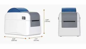 Ambir LP230 Healthcare Direct Thermal Printer - Monochrome - Label Print - Fast Ethernet - USB - 70" Print Length x 2.12" Print Width - 6 lps Mono - 300 dpi - 2.36" Label Width x 35