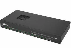 SIIG 16-port Industrial 600W USB-C PD Charging Station with 5Gbps USB Hub - SIIG Industrial Grade PD Charging Station with USB-C 5Gbps Hub - 600W - Adds 16 USB-C Charging Ports - 2-port 100W for Host