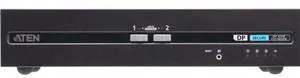 ATEN 2-Port USB DisplayPort Dual Display Secure KVM Switch (PSD PP v4.0 Compliant) - 2 Computer(s) - 1 Local User(s) - 3840 x 2160 - 50 Hz, 60 Hz - 4 x USB - 6 x DisplayPort - Desktop