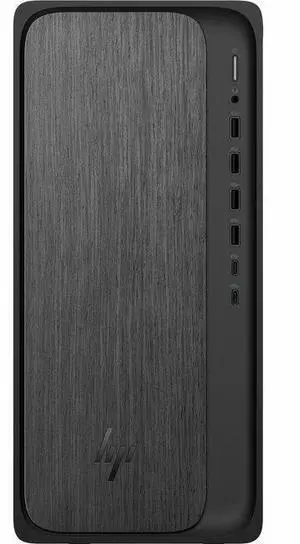 HP OmniDesk M02-0000a M02-0310 Desktop Computer - AMD Ryzen 5 8500G - 8 GB - 512 GB SSD - Gray Wood, Jack Black - AMD Chip - Windows 11 Home - AMD Radeon Graphics DDR5 SDRAM - IEEE 802.11 a/b/g/n/ax