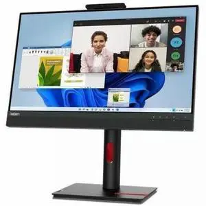 Lenovo ThinkCentre TIO24 Gen5 24" Class Webcam Full HD LED Monitor - 16:9 - Black - 23.8" Viewable - In-plane Switching (IPS) Technology - WLED Backlight - 1920 x 1080 - 16.7 Million Colors