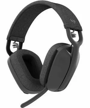 Logitech Zone Vibe Wireless Headset - Microsoft Teams Certification - Stereo - Wireless - Bluetooth - 98.4 ft - Over-the-head, Over-the-ear, On-ear - Binaural - Ear-cup - Noise Cancelling, Omni-direct