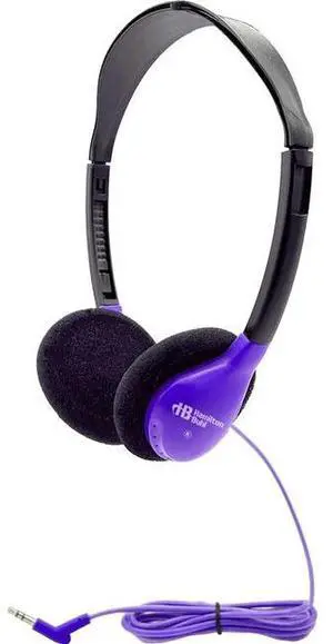 HamiltonBuhl Personal On-Ear Stereo Headphone  PURPLE