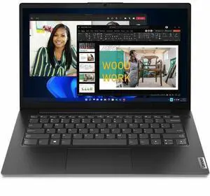 Lenovo V14 G4 AMN 82YT010EUS 14" Notebook - Full HD - AMD Ryzen 5 7520U - 8 GB - 256 GB SSD - English Keyboard - Business Black - AMD Chip - 1920 x 1080 - Windows 11 Pro - AMD Radeon 610M - Twist