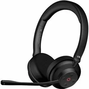 Cyber Acoustics Professional Wireless Headset With AI Noise Cancelation - Stereo - Wireless - Bluetooth - Over-the-head - Binaural - Noise Canceling