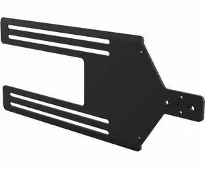 SpacePole Mounting Bracket for Payment Terminal, Display Screen, Module - Black - Portrait - 15" to 22" Screen Support - VESA Mount Compatible - Metal