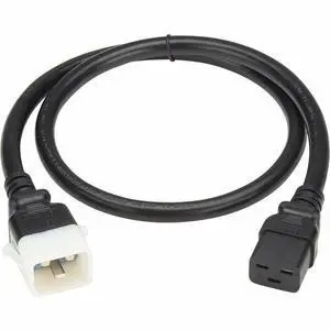 Eaton Tripp Lite Series PDU Power Cord, C19 to P-Lock C20 - Heavy-Duty, 20A, 250V, 12 AWG, 3 ft. (0.9 m), Black - For Computer, Monitor, HDTV, PDU, Printer, Server, Tablet, UPS, Router, Network Switch
