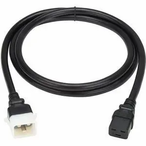 Tripp Lite series P036-E06-6 Standard Power Cord - For Blade Server, Network Switch, Server, Router, Network Device, UPS, PDU, Computer, Monitor, HDTV, Printer, ... - 12 Gauge - 250 V AC / 20 A - Blac