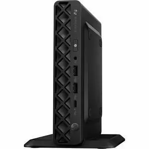 HP EliteDesk 8 G1a Desktop Computer - AMD Ryzen AI 5 PRO 340 - 16 GB - 256 GB SSD - Mini PC - Jack Black - AMD Chip - Windows 11 Pro - AMD Radeon 840M Graphics DDR5 SDRAM - English Keyboard - IEEE 802