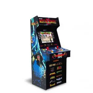 Arcade1Up Mortal Kombat II Classic SE Arcade Machine - WiFi Leaderboards to challenge the world - 13 Classic Games - 15.6? IPS Color Monitor - Dual Speakers for crisp arcade sound - Real feel Joystick
