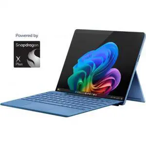 Microsoft Surface Pro Copilot+ PC Touchscreen 13" LCD Snapdragon X Plus 16GB RAM 512GB SSD (11th Edition) Sapphire + Microsoft Surface Slim Pen (2nd Edition) and Pro Keyboard for Pro (11th Editio