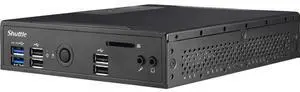 Shuttle XPC slim DS20U Barebone System - Slim PC - Socket BGA-1528 - 1 x Processor Support - Celeron 5205U 1.90 GHz Dual-core (2 Core) - Intel Chip - 64 GB DDR4 SDRAM DDR4-3200/PC4-25600 Maximum RAM S