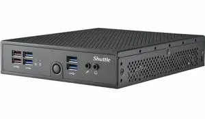 Shuttle XPC slim DS50U3 Barebone System - Slim PC - 1 x Processor Support - 1 Core i3 13th Gen i3-1315U 1.20 GHz Dual-core (2 Core) - Intel Chip - 64 GB DDR5 SDRAM DDR5-5200/PC5-41600 Maximum RAM Supp